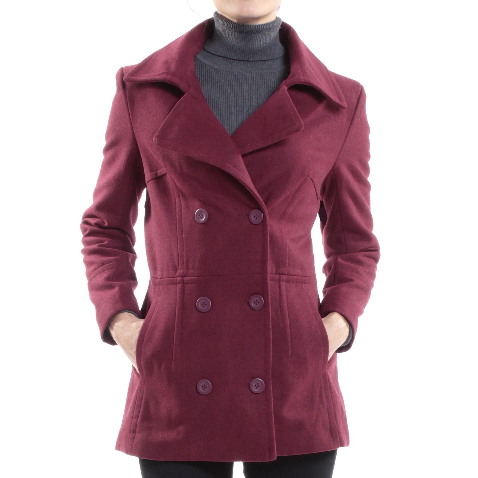 Alpine Swiss Emma Womens Peacoat Jacket Wool Blazer Double Breasted